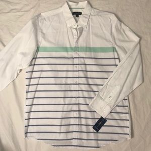 Club Room Striped Dress Shirt Faded Colors